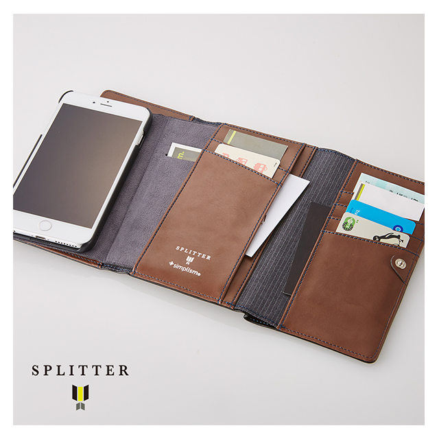 【iPhone6s Plus/6 Plus ケース】SPLITTER Flip Note Wallet Case (ブラック)goods_nameサブ画像