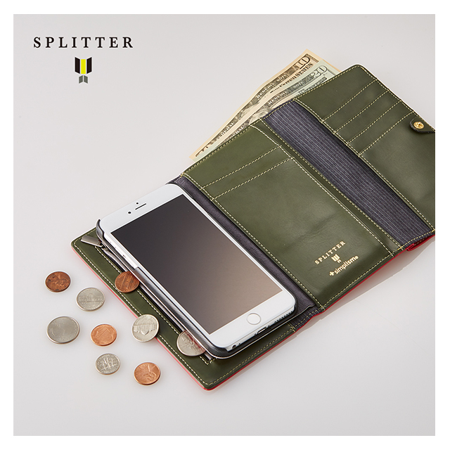【iPhone6s Plus/6 Plus ケース】SPLITTER Flip Note Wallet Case (ブラック)サブ画像