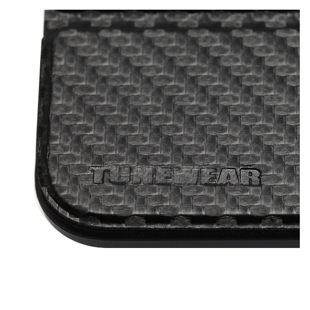 【iPad mini4 ケース】CarbonLook SHELL with Front cover (ブラック)サブ画像
