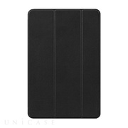 【iPad mini4 ケース】LeatherLook SHELL with Front cover (ブラック)