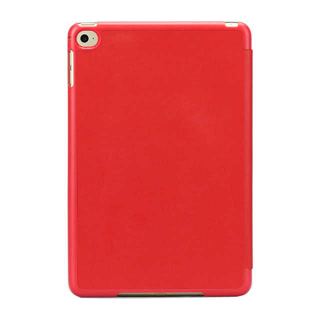 【iPad mini4 ケース】LeatherLook SHELL with Front cover (レッド)goods_nameサブ画像