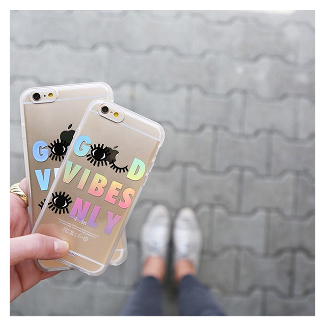 【iPhone6s/6 ケース】CLEAR (GOOD VIBES ONLY)goods_nameサブ画像