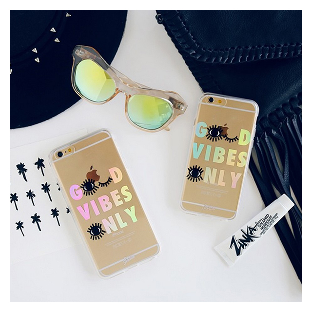 【iPhone6s/6 ケース】CLEAR (GOOD VIBES ONLY)サブ画像