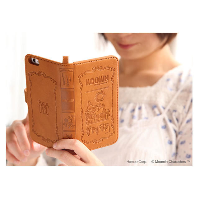 【iPhone6s/6 ケース】MOOMIN Notebook Case (スナフキン/レッド)サブ画像