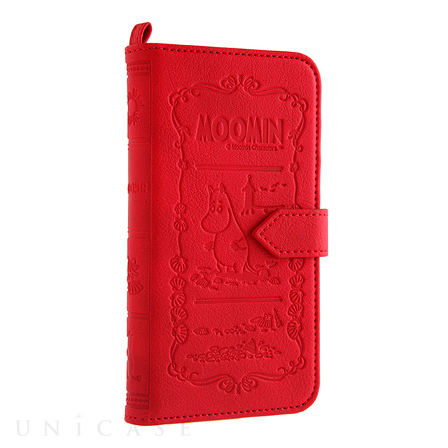 【マルチ スマホケース】MOOMIN Notebook Case マルチタイプ/Mサイズ (ムーミン/レッド)