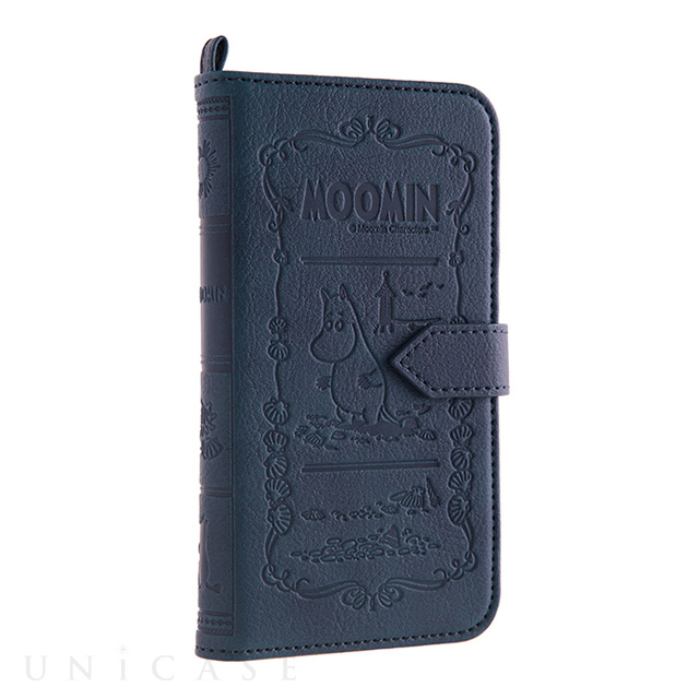 【マルチ スマホケース】MOOMIN Notebook Case マルチタイプ/Mサイズ (ムーミン/ネイビー)