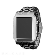 【Apple Watch Series1(42mm) ケース】CorVin Premium Accessories CV3000シリーズ (メタルバンド・シルバー)