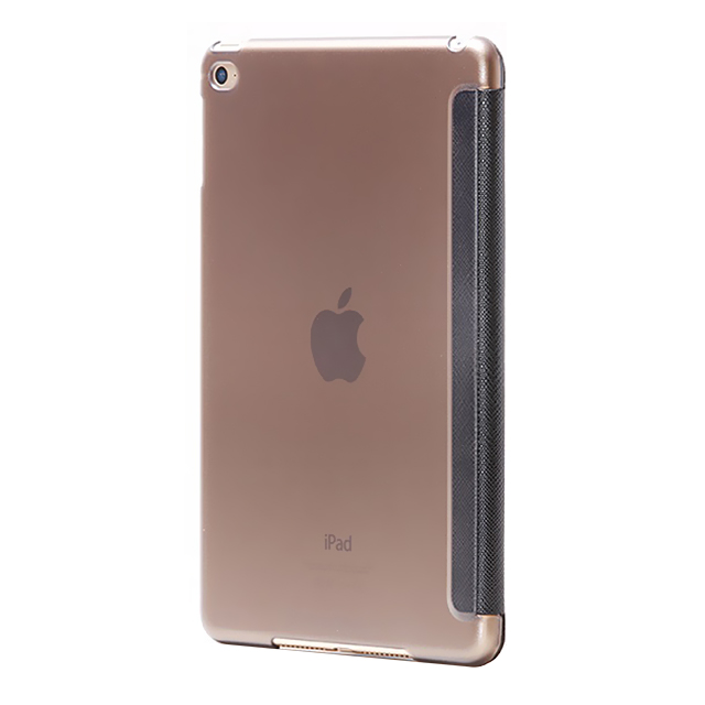 【iPad mini4 ケース】フラップケース 「Clear Note」 (ブラック)サブ画像