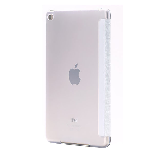 【iPad mini4 ケース】フラップケース 「Clear Note」 (ホワイト)サブ画像