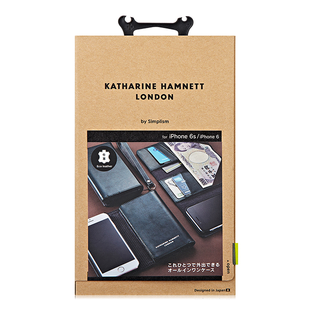 【iPhone6s/6 ケース】KATHARINE HAMNETT LONDON フリップノートカードケース (グリーン)サブ画像