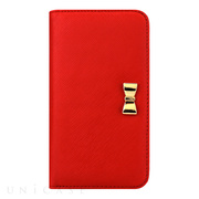 【マルチ スマホケース】Free Size Case Wallet (Ribbon Red)