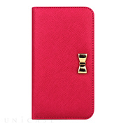 【マルチ スマホケース】Free Size Case Wallet (Ribbon Pink)