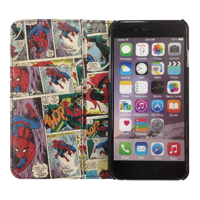【iPhone6s/6 ケース】MARVEL フリップケース (レッド/スパイダーマン)サブ画像