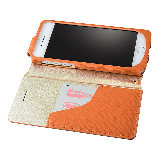 【iPhone6s/6 ケース】Flap Leather Case ”Colo” (Orange)goods_nameサブ画像
