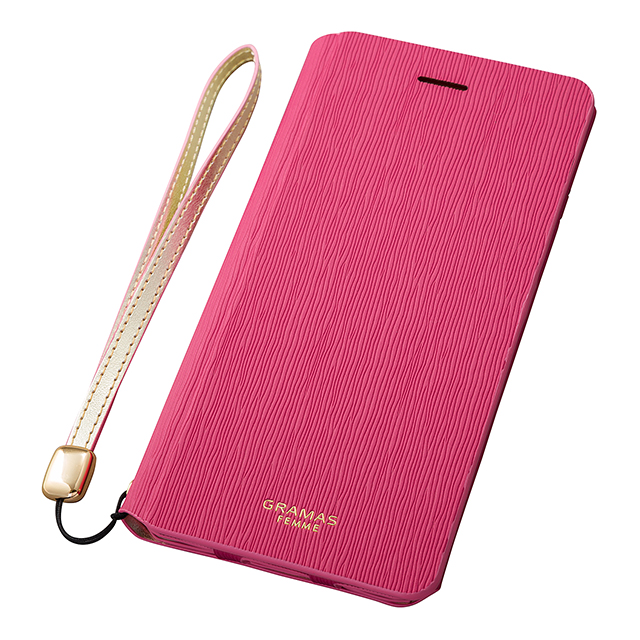 【iPhone6s Plus/6 Plus ケース】Flap Leather Case ”Colo” (Pink)サブ画像