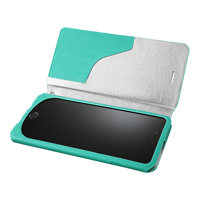 【iPhone6s Plus/6 Plus ケース】Flap Leather Case ”Colo” (Turquoise)サブ画像