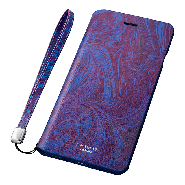【iPhone6s Plus/6 Plus ケース】Flap Leather Case ”Mab” (Purple)サブ画像