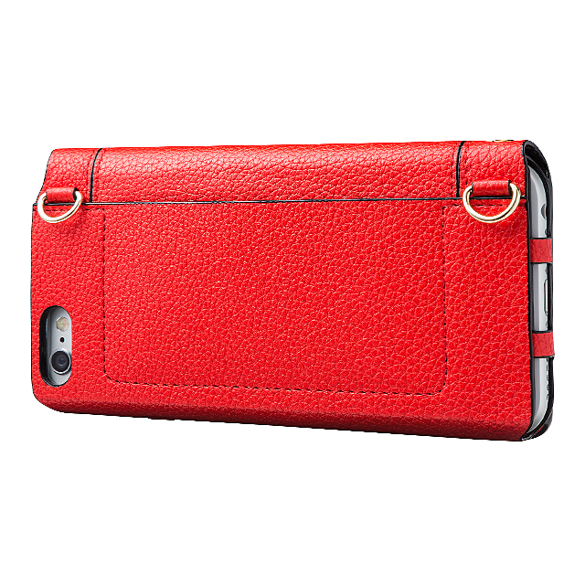 【iPhone6s/6 ケース】Bag Type Leather Case ”Sac” (Red)サブ画像