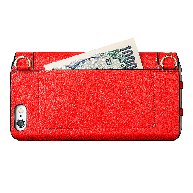 【iPhone6s/6 ケース】Bag Type Leather Case ”Sac” (Red)サブ画像