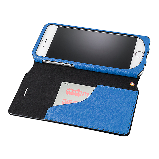 【iPhone6s/6 ケース】Bag Type Leather Case ”Sac” (Blue)サブ画像