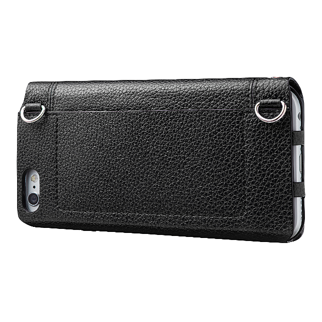 【iPhone6s/6 ケース】Bag Type Leather Case ”Sac” (Black)サブ画像