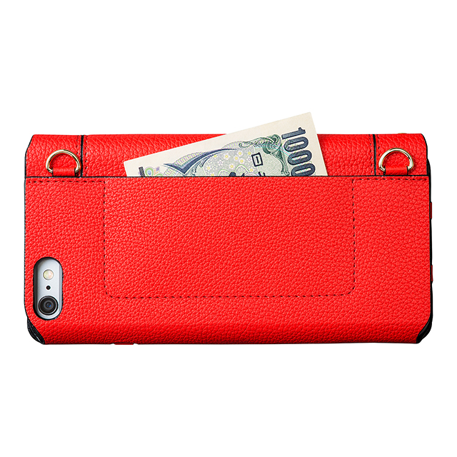 【iPhone6s Plus/6 Plus ケース】Bag Type Leather Case ”Sac” (Red)サブ画像