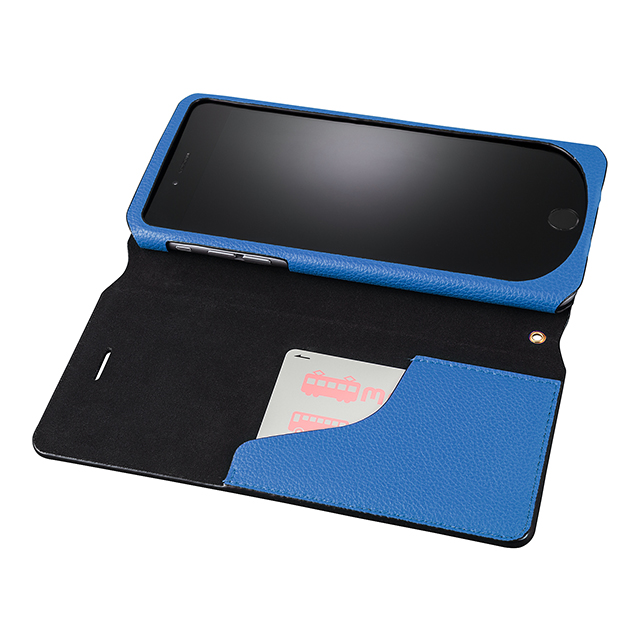 【iPhone6s Plus/6 Plus ケース】Bag Type Leather Case ”Sac” (Blue)サブ画像
