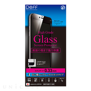【iPhone6s Plus/6 Plus フィルム】High Grade Glass Screen Protector Full Front 0.33mm ブルーライトカット (Black)