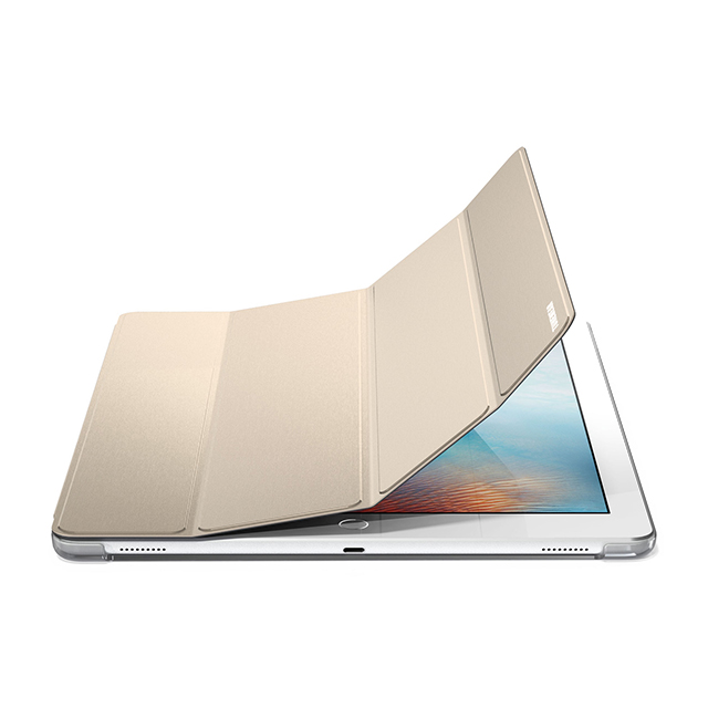 【iPad Pro(12.9inch) ケース】Brushed Metal Look SHELL with Front cover (ゴールド)サブ画像