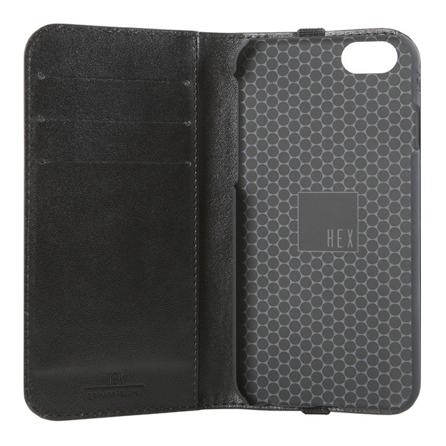 【iPhone6s/6 ケース】ICON WALLET (BLACK WOVEN LEATHER)サブ画像
