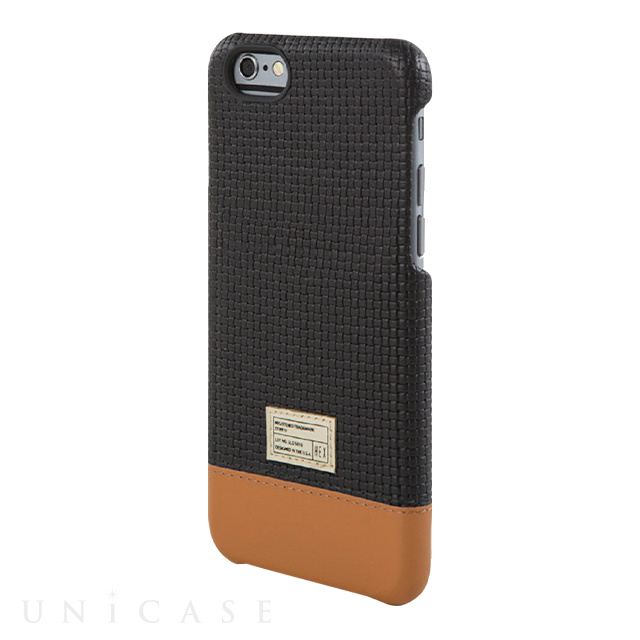 【iPhone6s/6 ケース】FOCUS CASE (BLACK WOVEN LEATHER)