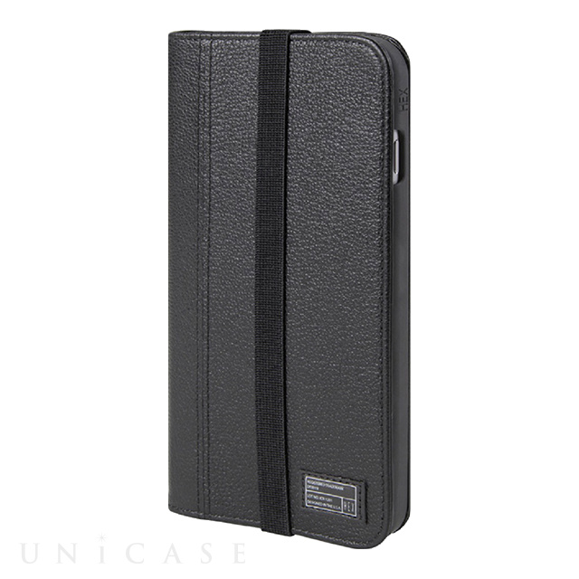 【iPhone6s Plus/6 Plus ケース】ICON WALLET (BLACK PEBBLED LEATHER)