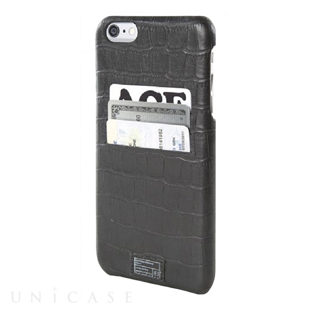 【iPhone6s Plus/6 Plus ケース】SOLO WALLET (BLACK CROCO LEATHER)