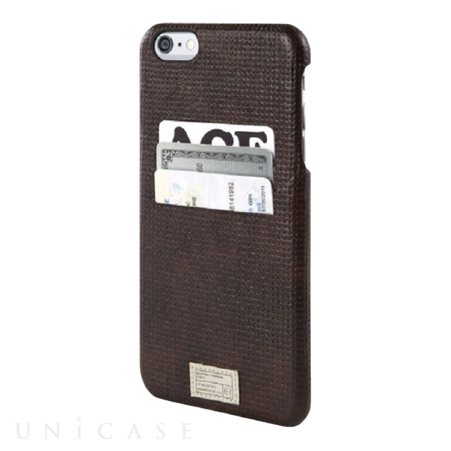 【iPhone6s Plus/6 Plus ケース】SOLO WALLET (BROWN WOVEN LEATHER)