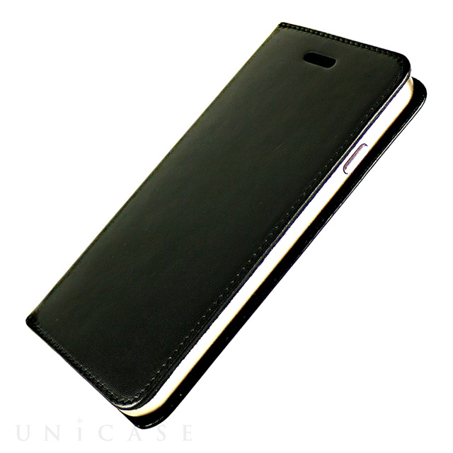 【iPhone6s/6 ケース】Cuoio オイルレザーケース (黒×ゴールド)