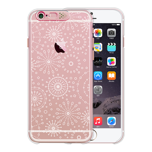 【iPhone6s/6 ケース】Clear Shield イルミネーションケース (ローズゴールド/ファイヤーワークス)サブ画像