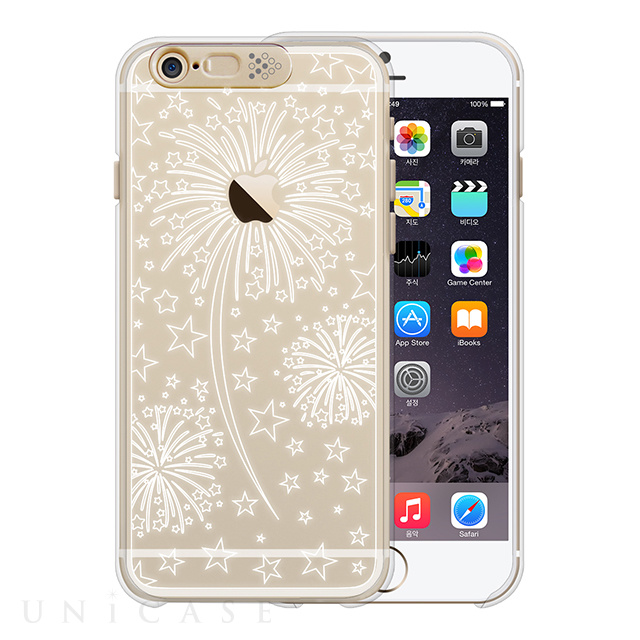 【iPhone6s Plus/6 Plus ケース】Clear Shield イルミネーションケース (ゴールド/ファイヤーフラワー)