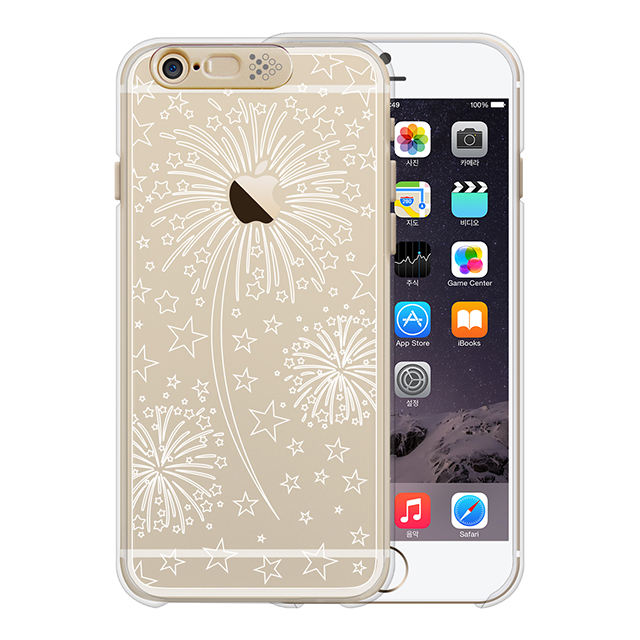 【iPhone6s/6 ケース】Clear Shield イルミネーションケース (ゴールド/ファイヤーフラワー)サブ画像