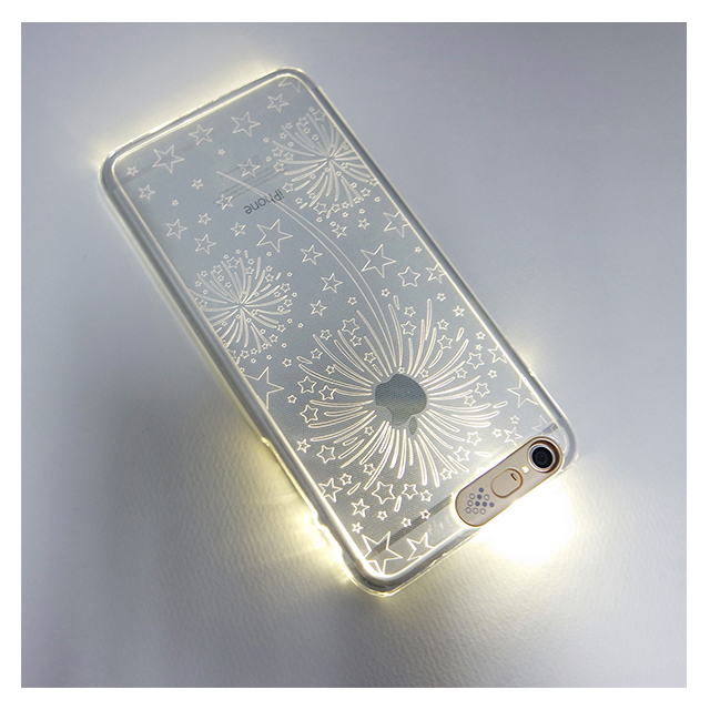 【iPhone6s/6 ケース】Clear Shield イルミネーションケース (ゴールド/ファイヤーフラワー)goods_nameサブ画像