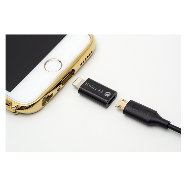 TRAVEL BIZ 両挿し対応LED表示付micro USBケーブル (15cm)サブ画像