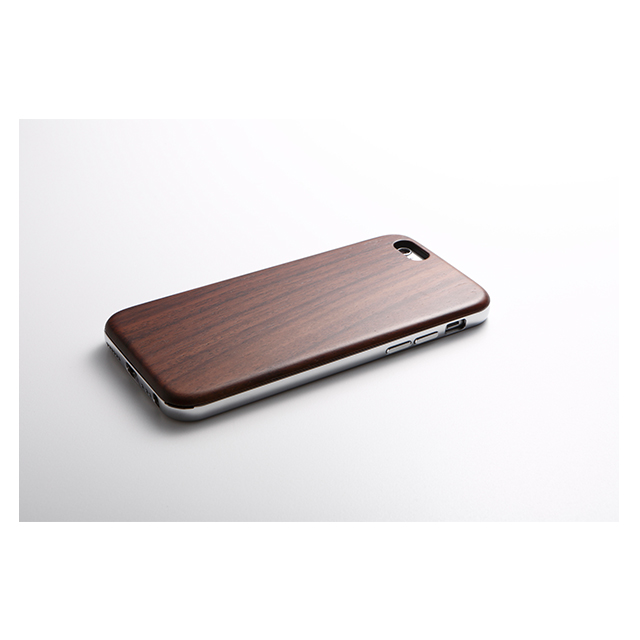 【iPhone6s/6 ケース】Hybrid Case UNIO (Ebony + アルミシルバー)サブ画像