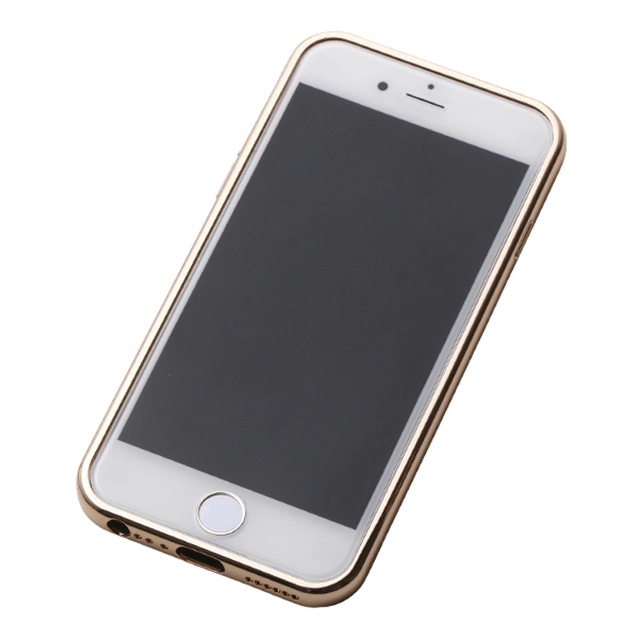 【iPhone6s/6 ケース】Hybrid Case UNIO (Ebony + アルミゴールド)サブ画像