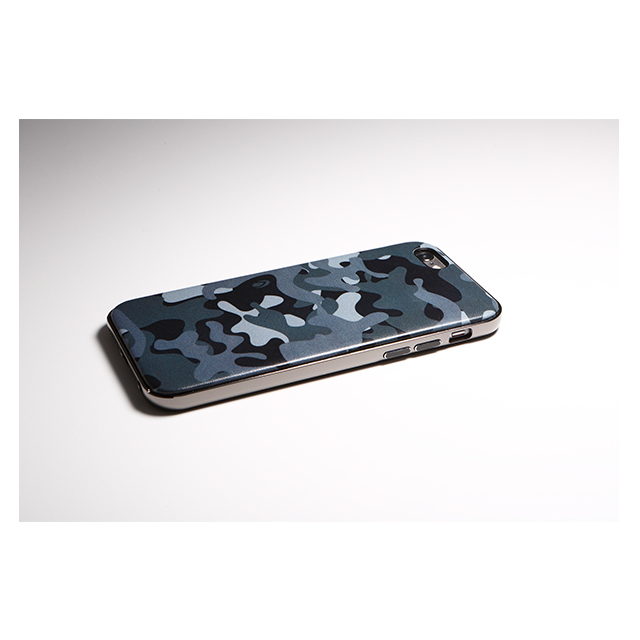 【iPhone6s/6 ケース】Hybrid Case UNIO (Camouflage ミッドナイト+アルミブラック)goods_nameサブ画像