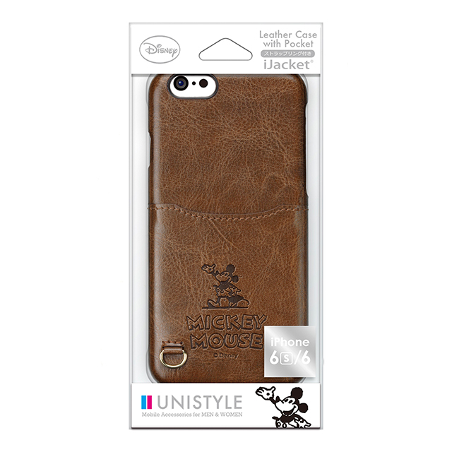 Iphone6s 6 ケース Puレザーケース ポケット付き ミッキーマウス Pga Iphoneケースは Unicase