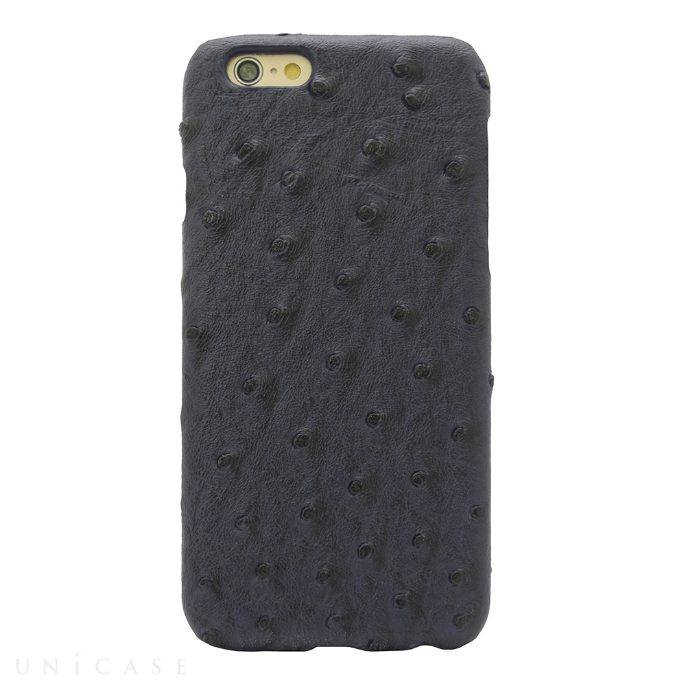【iPhone6s/6 ケース】OSTRICH PU LEATHER Navy for iPhone6s/6