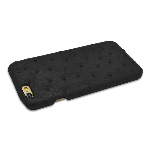 【iPhone6s/6 ケース】OSTRICH PU LEATHER Black for iPhone6s/6サブ画像