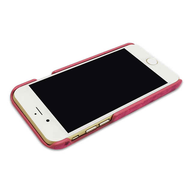【iPhone6s/6 ケース】OSTRICH PU LEATHER Pink for iPhone6s/6goods_nameサブ画像