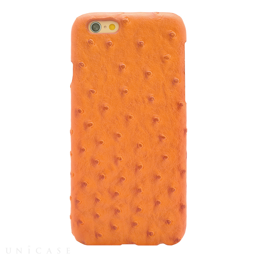 【iPhone6s/6 ケース】OSTRICH PU LEATHER Orange for iPhone6s/6