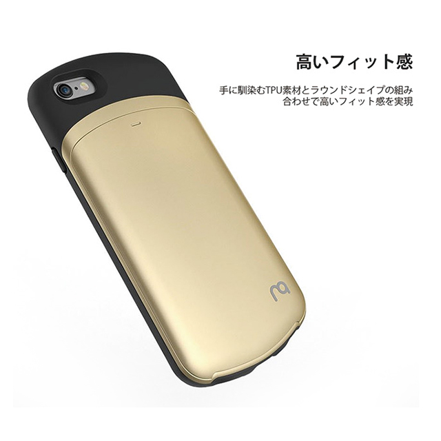 【iPhone6s/6 ケース】MATCH4 カプセルカードケース (ゴールド)サブ画像