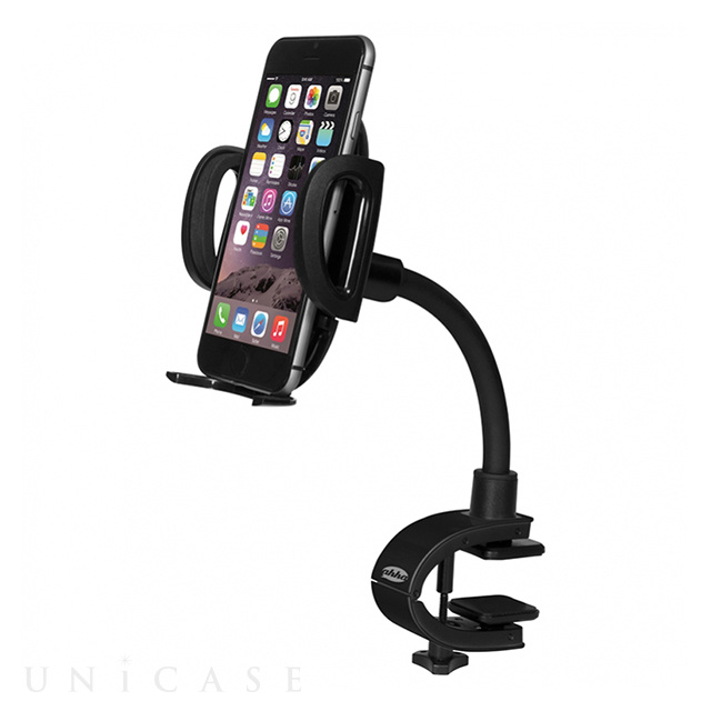 Car Dashboard Mount Holder Mobile CLIP-ON BEND MOUNT (Casino Black)